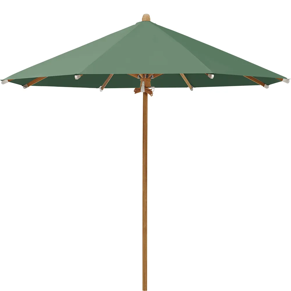 Glatz Teakwood parasol 350 cm Kat.5 677 Nile