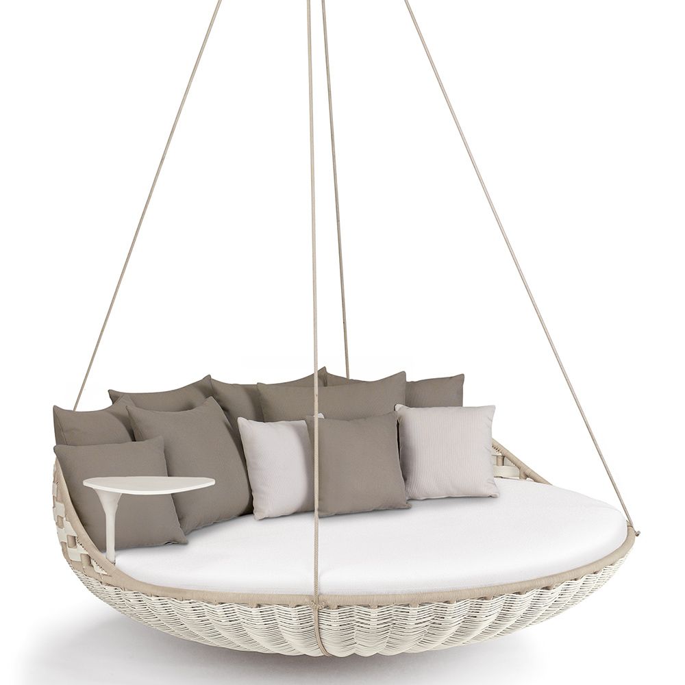 Dedon Swingrest hanging lounger chalk