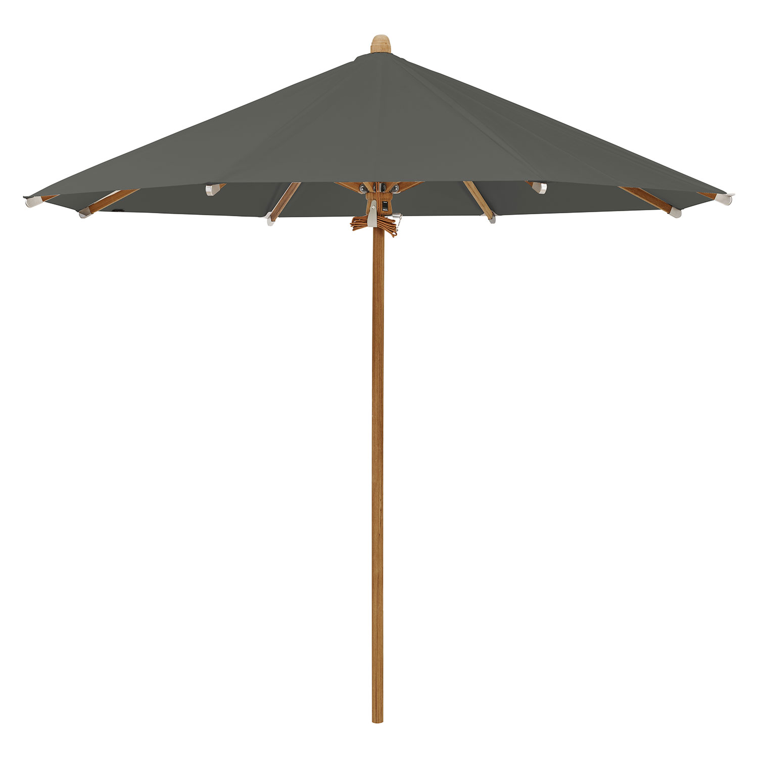 Glatz Teakwood Parasol 300 cm Kat.5 669 Carbone Glatz