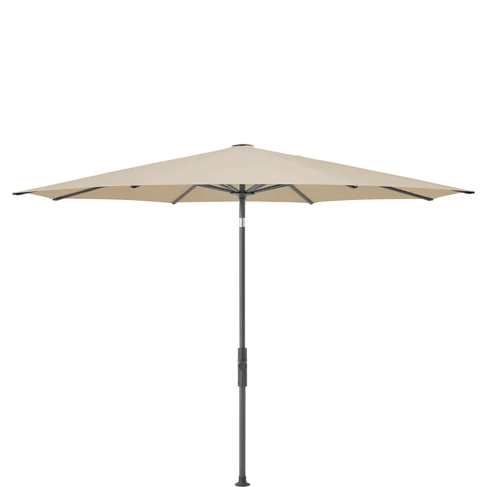 Glatz Twist parasol 300 cm anthracite Kat.4 422 Cream