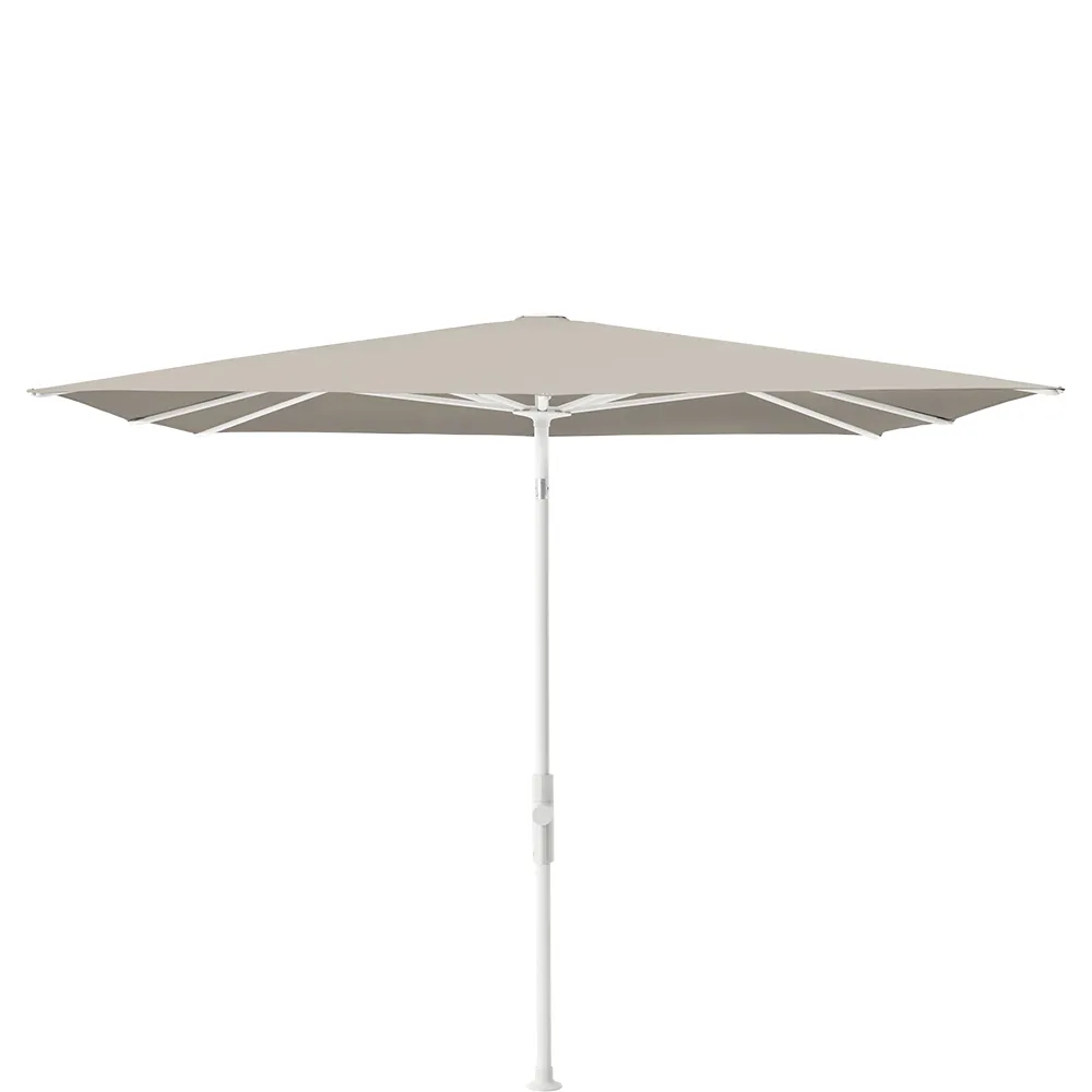 Glatz Twist parasol 240×240 cm matt white Kat.5 686 Urban Clay