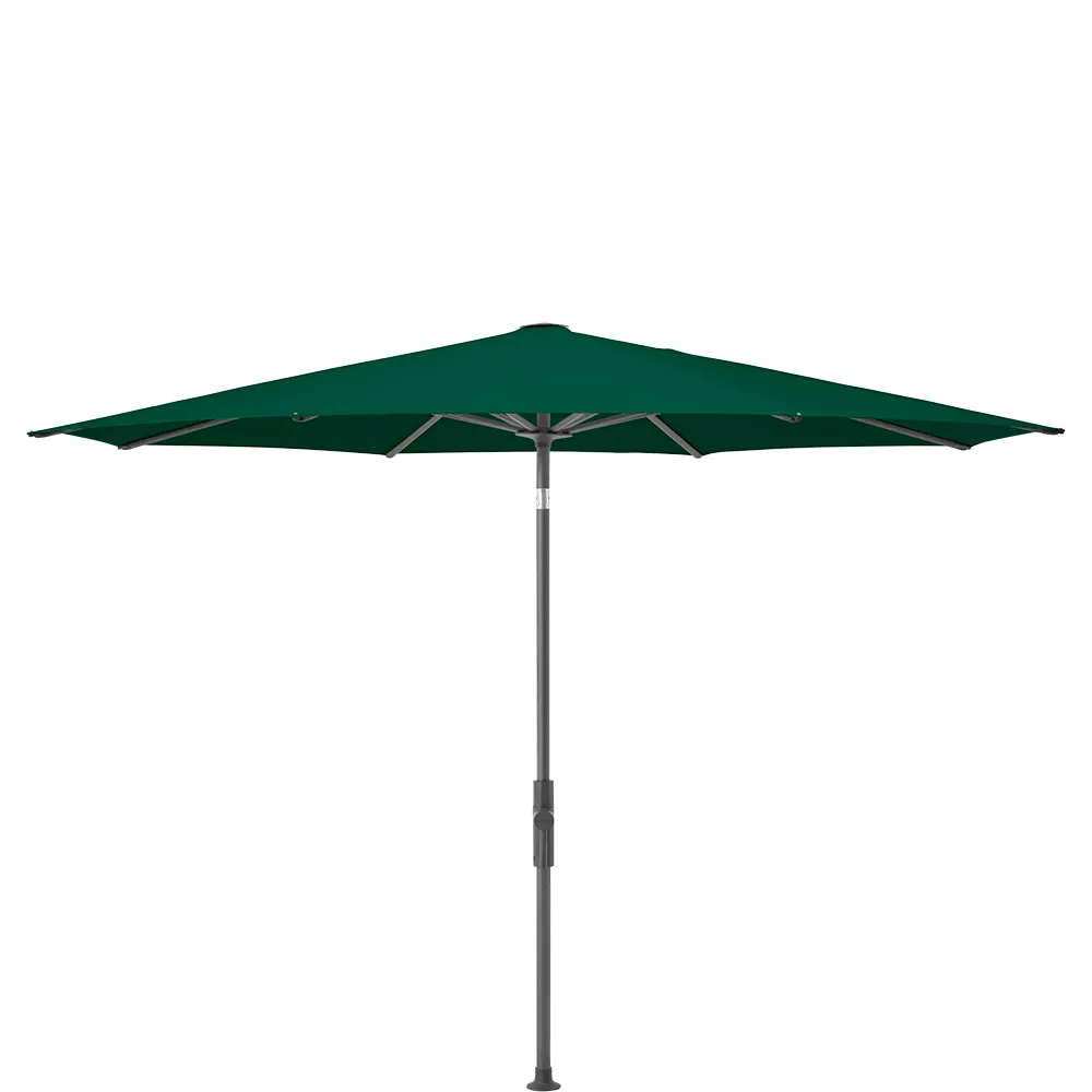 Glatz Twist parasol 270 cm anthracite Kat.5 521 Aloe