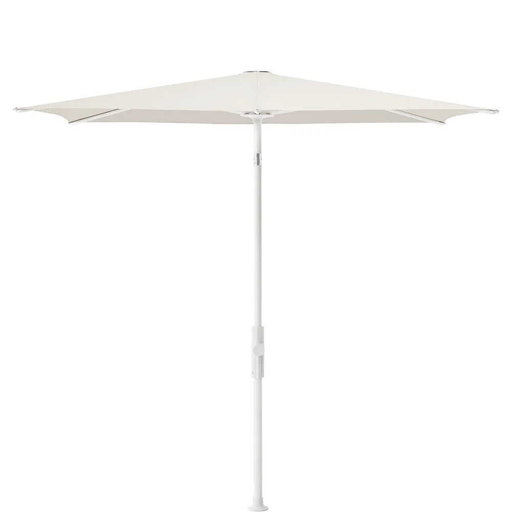 Glatz Twist parasol 210×150 cm matt white Kat.4 453 Vanilla