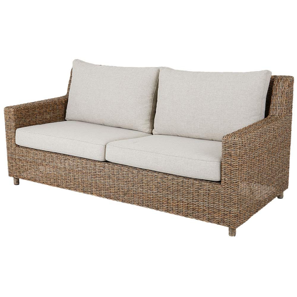 Brafab Sandkorn Sofa Natur Polyrattan Brafab