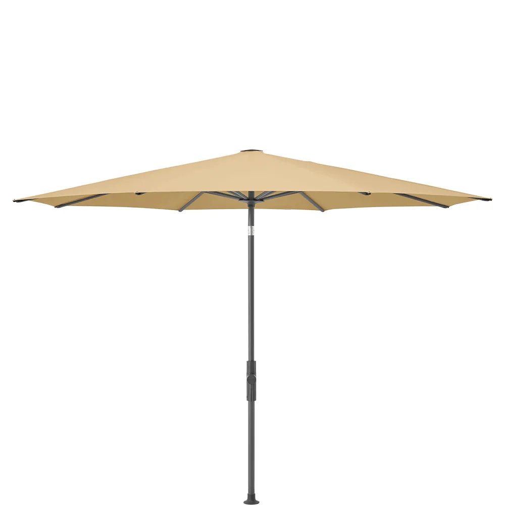 Glatz Twist parasol 270 cm anthracite Kat.5 604 Cereal