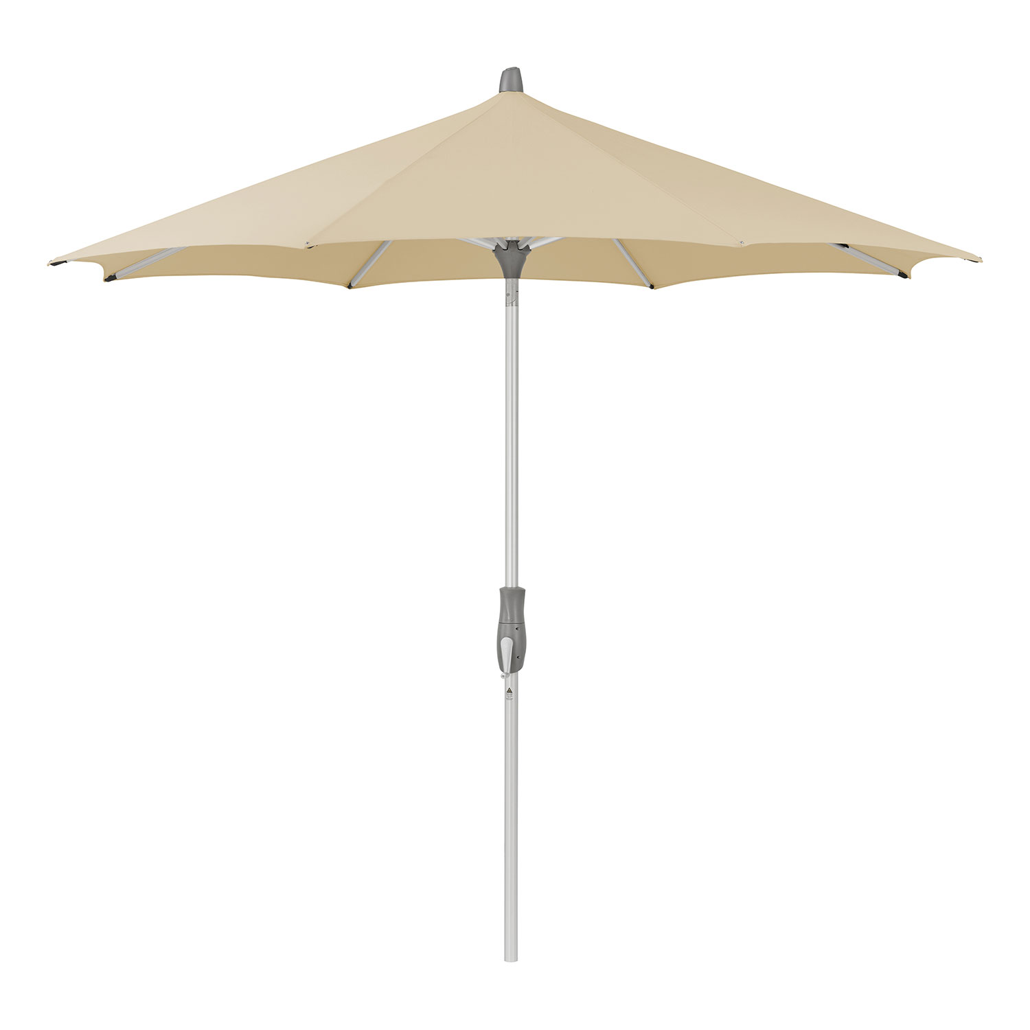 Glatz Alu-twist parasol 330 cm kat.4 422 cream