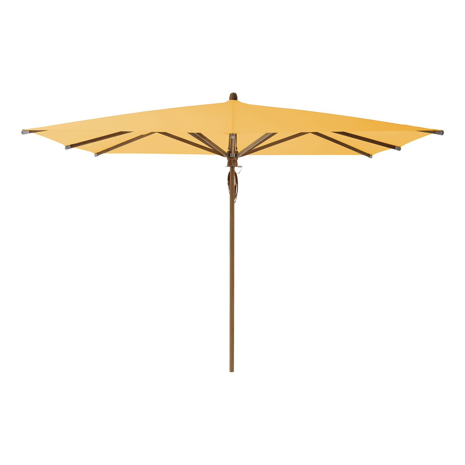 Glatz Teakwood Parasol 330×330 cm Kat.4 438 Straw Glatz