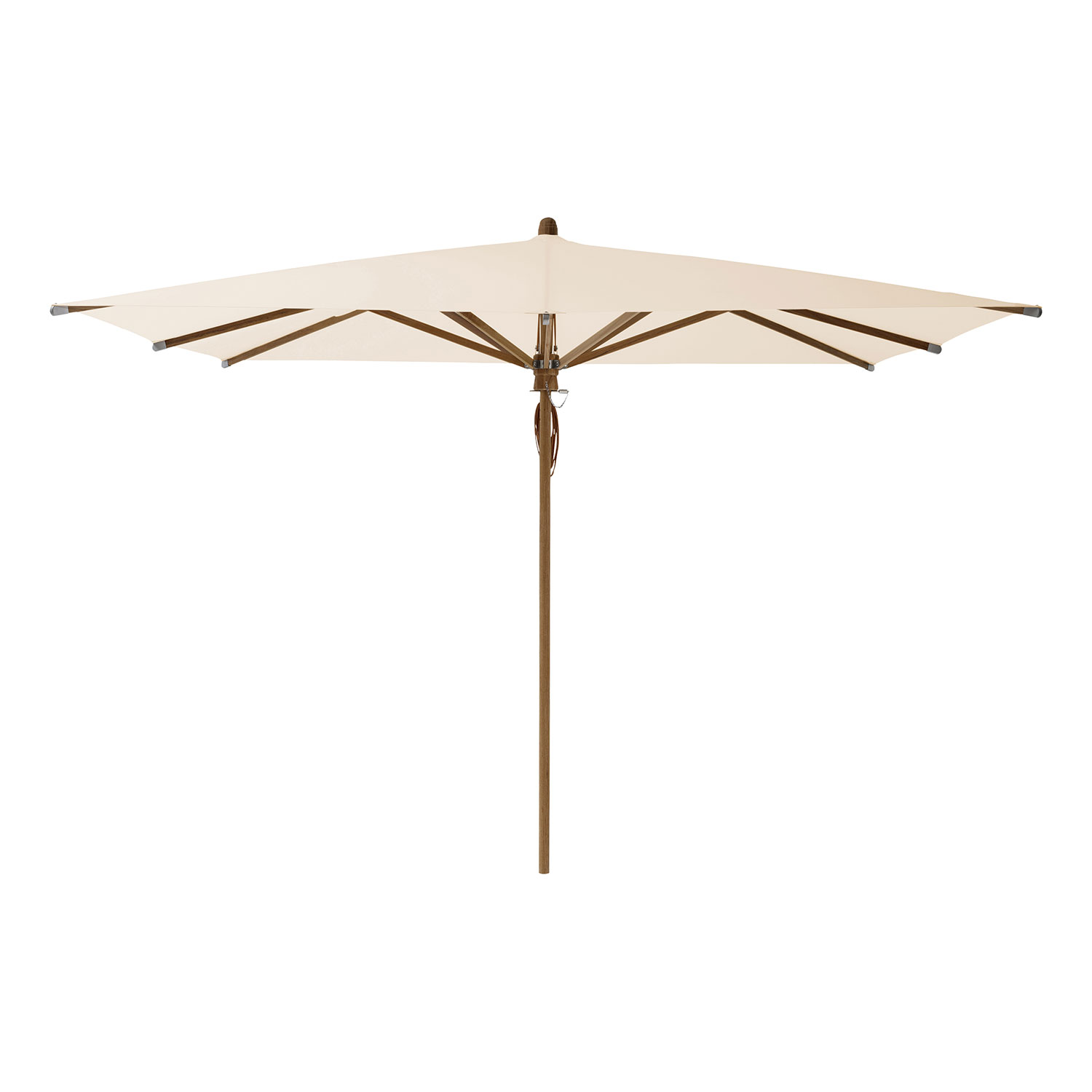 Glatz Teakwood Parasol 330×330 cm Kat.5 523 Champagne Glatz