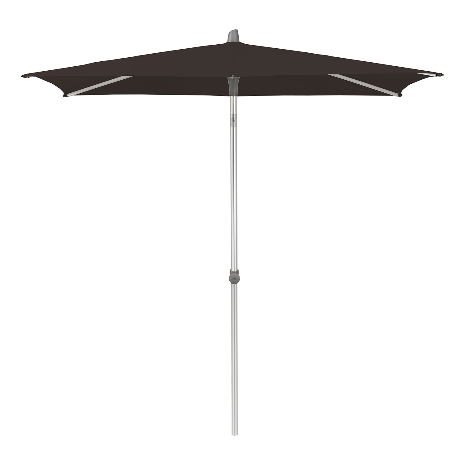 Glatz Alu-Smart Parasol 210×150 cm Kat.5 615 Black Glatz