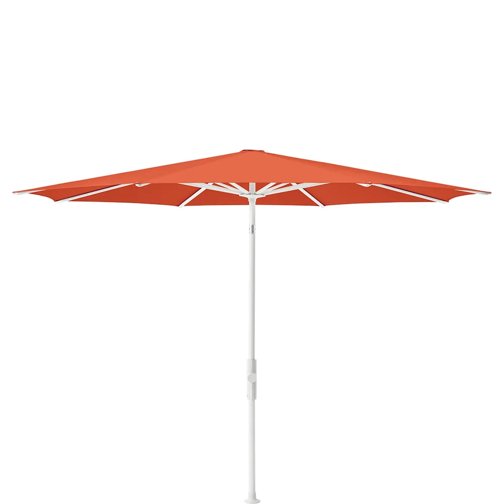 Glatz Twist 270 cm parasol matt white Kat.5 660 Papaya