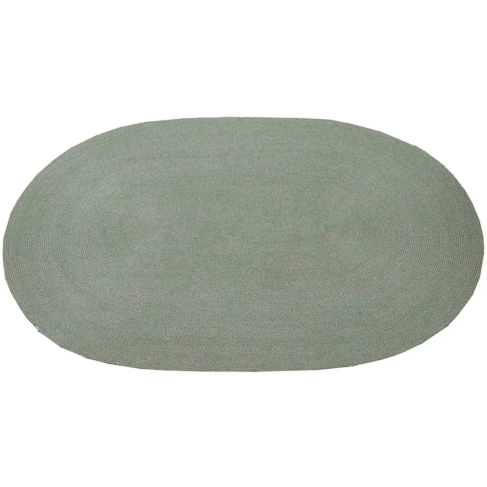 Cane-Line Arrow 200×120 cm Tæpp Oval Green