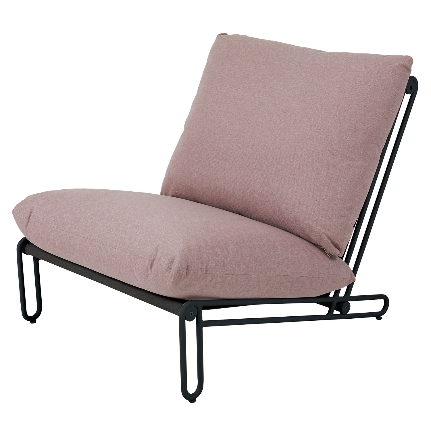 Brafab Blixt Lænestol Sort/Dusty Pink Brafab