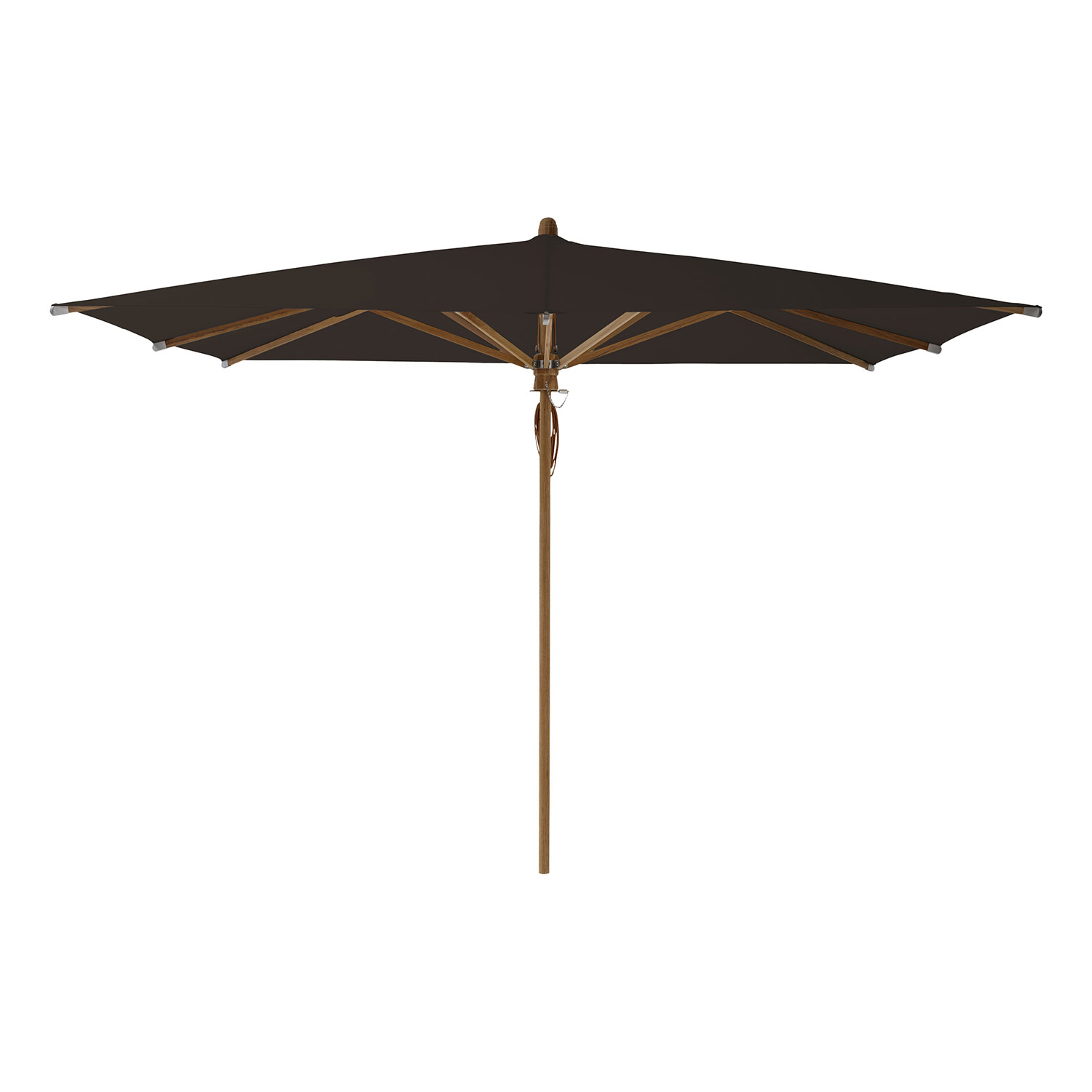 Glatz Teakwood Parasol 330×330 cm Kat.4 408 Black Glatz