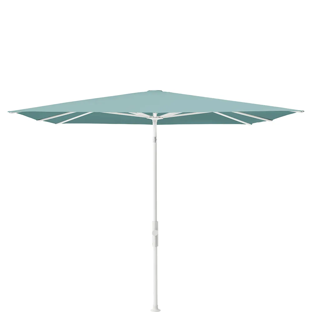 Glatz Twist parasol 240×240 cm matt white Kat.4 417 Ocean