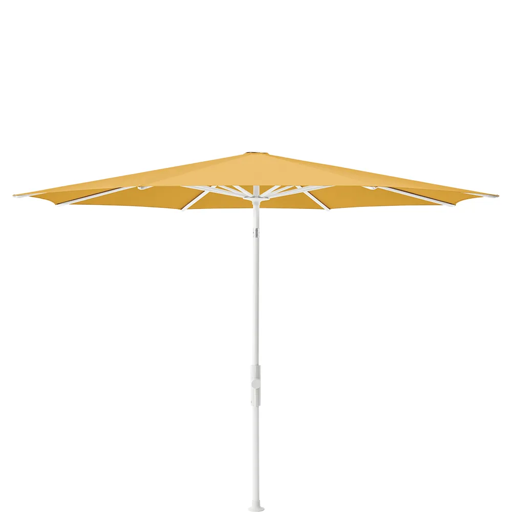 Glatz Twist 270 cm parasol matt white Kat.5 617 Safran