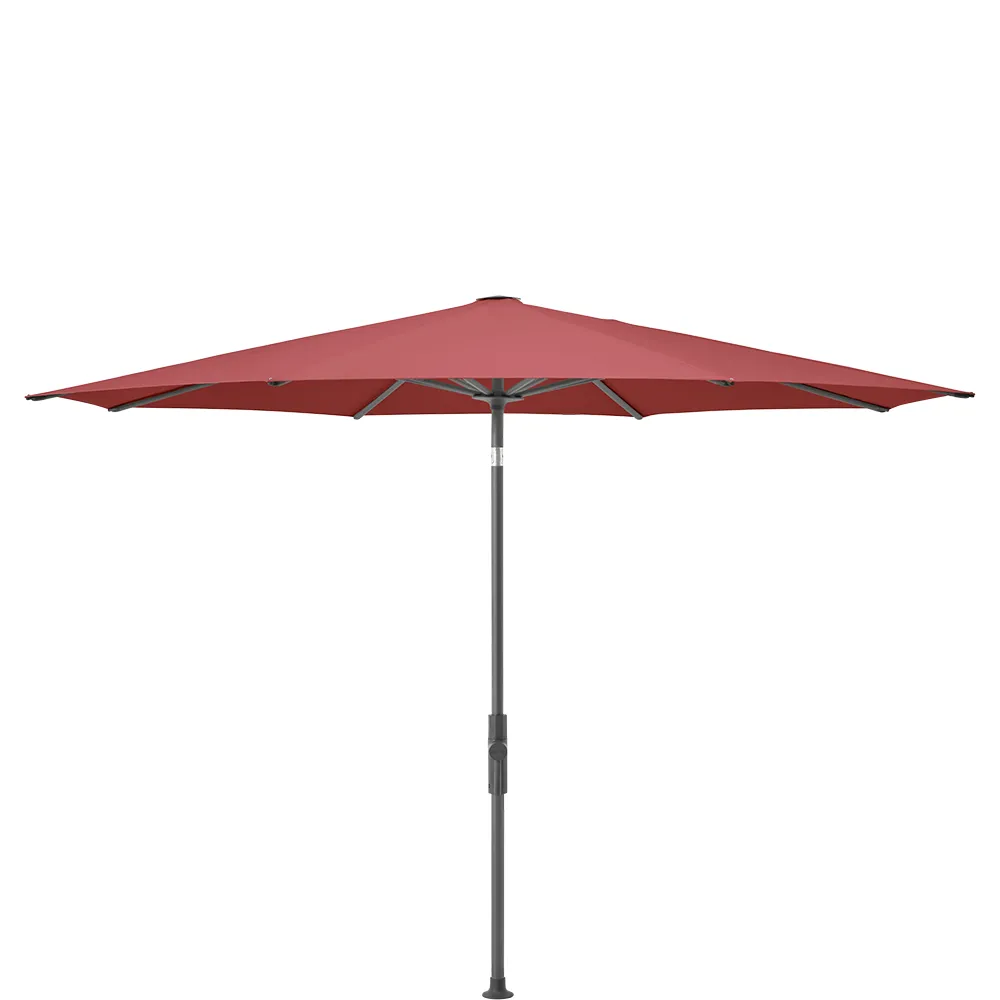 Glatz Twist parasol 270 cm anthracite Kat.5 637 Cherry