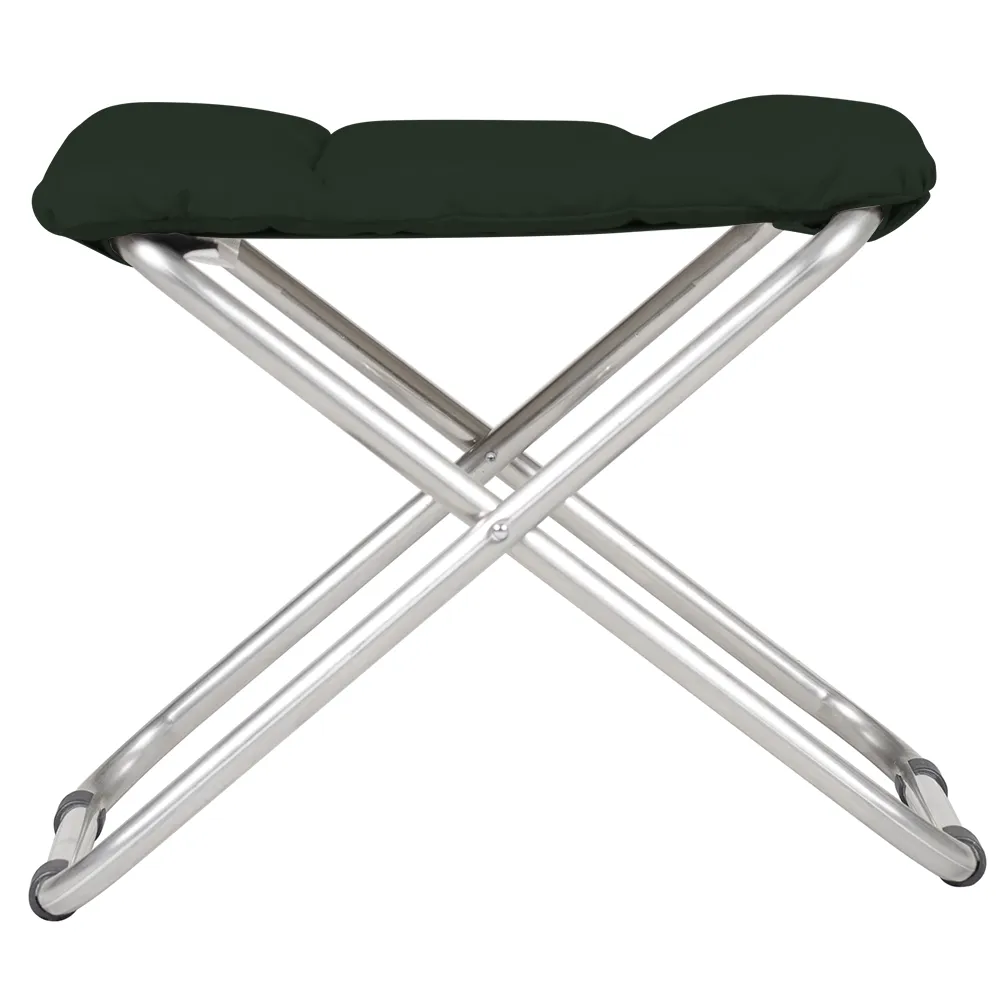 Fiam Chico soft fodskammel dark green aluminium