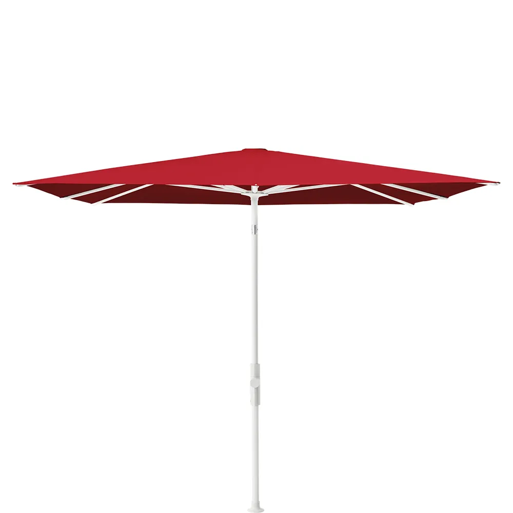 Glatz Twist parasol 240×240 cm matt white Kat.5 646 Rubino