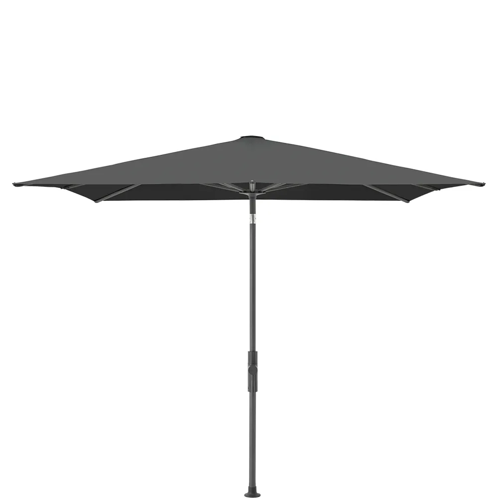 Glatz Twist parasol 240×240 cm anthracite Kat.5 669 Carbone