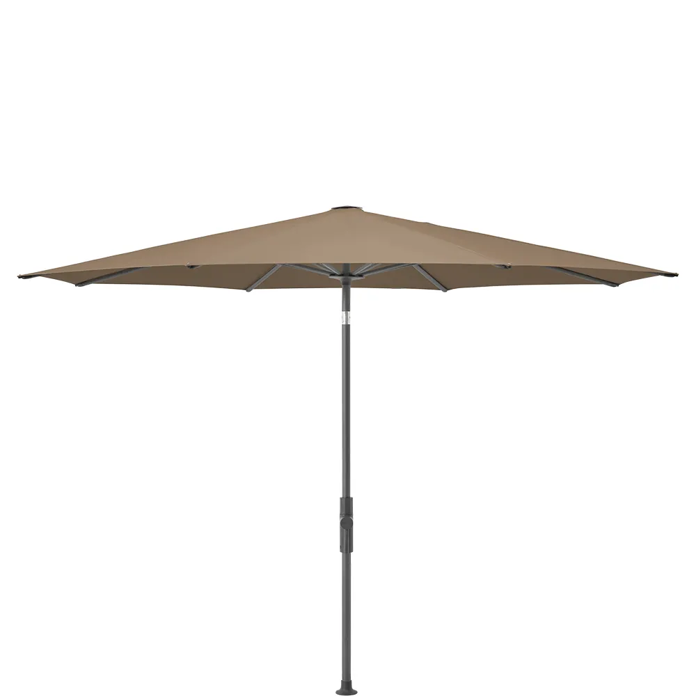 Glatz Twist parasol 300 cm anthracite Kat.5 805 Walnut