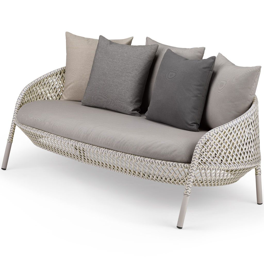 Dedon Ahnda sofa hvid kvarts