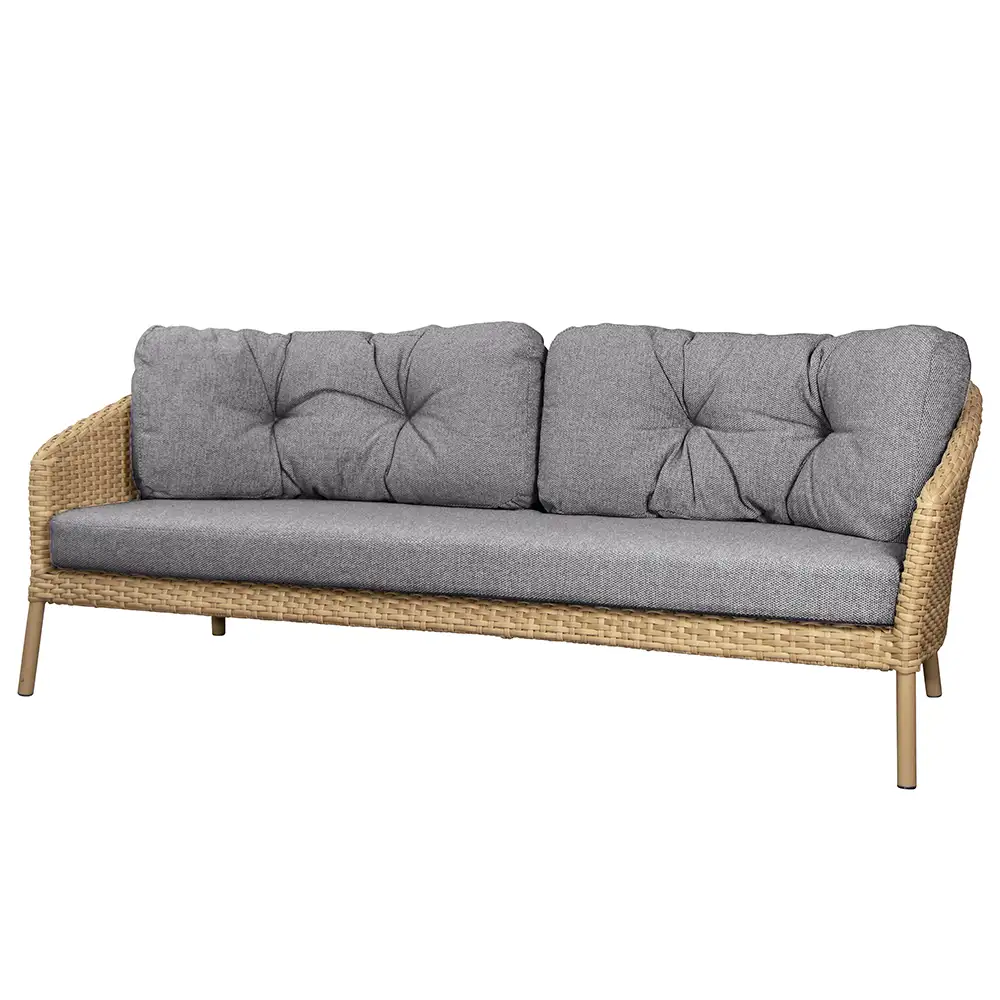 Cane-Line Ocean pude sæt dark grey til 3-personers sofa