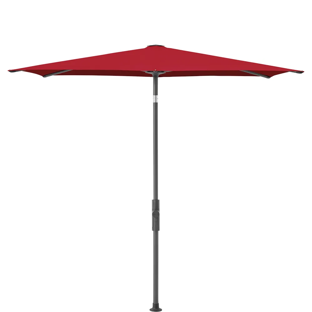 Glatz Twist parasol 210×150 cm anthracite Kat.5 646 Rubino