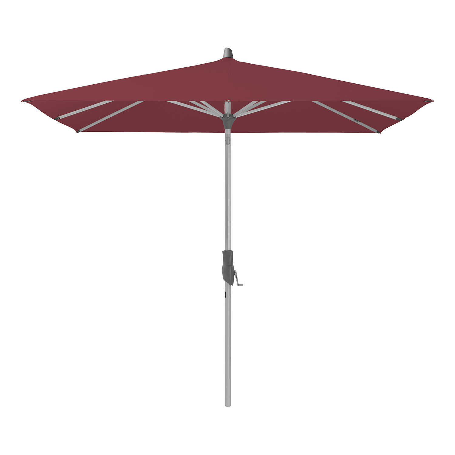 Glatz Alu-Twist Parasol 240×240 cm Kat.4 436 Wine Glatz