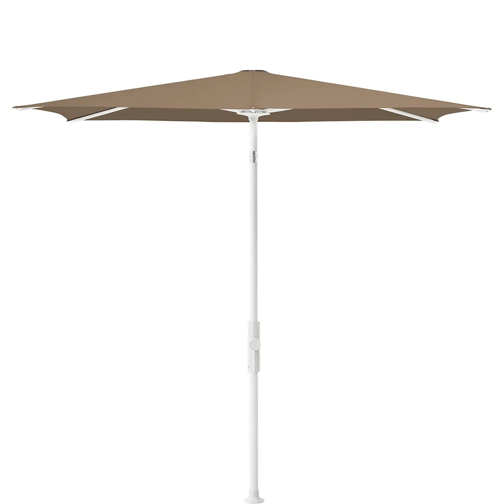 Glatz Twist parasol 210×150 cm matt white Kat.5 805 Walnut