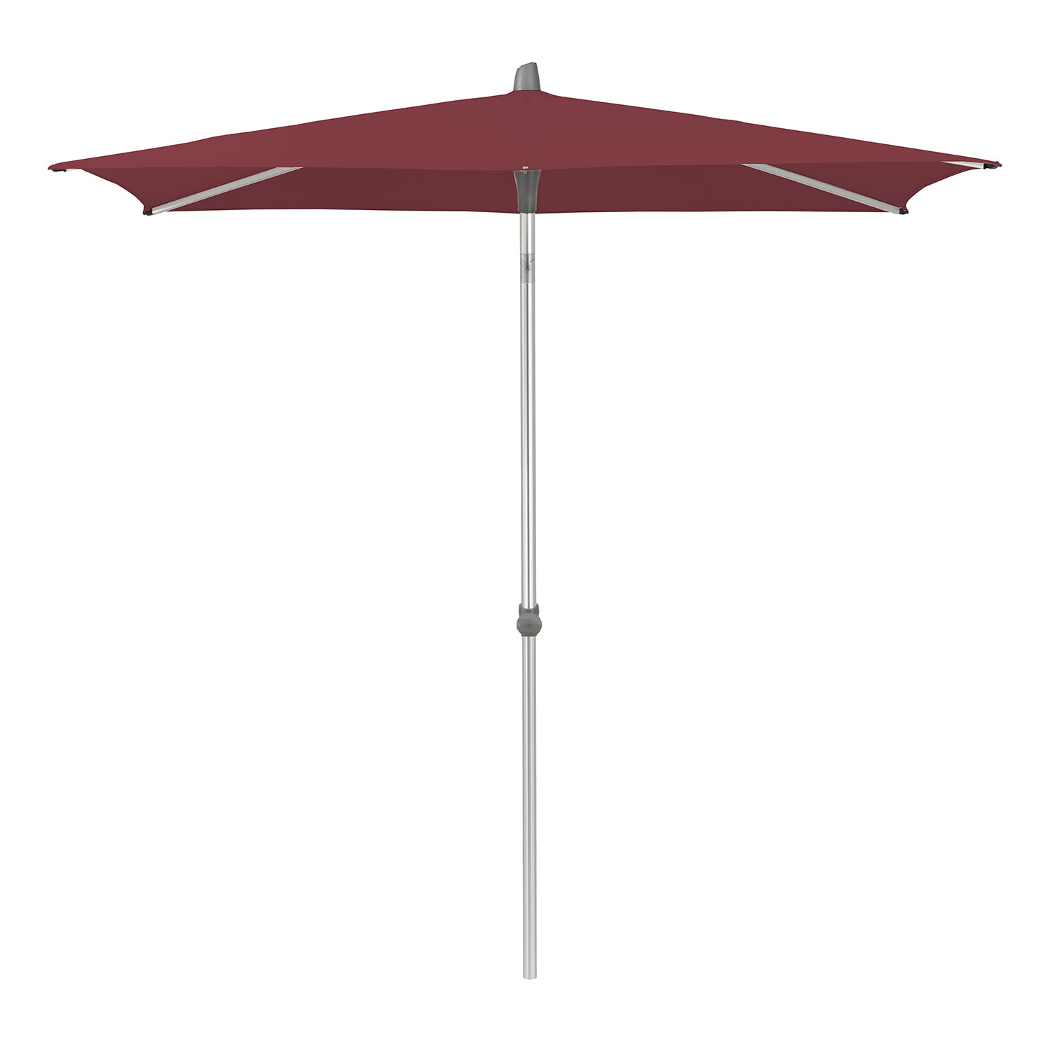 Glatz Alu-Smart Parasol 250×200 cm Kat.4 436 Wine Glatz