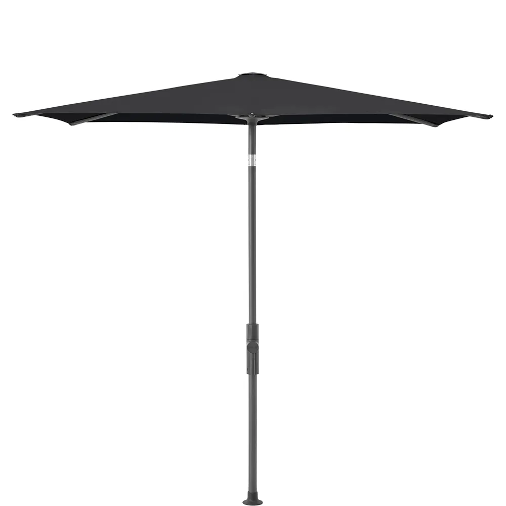 Glatz Twist parasol 210×150 cm anthracite Kat.5 615 Black