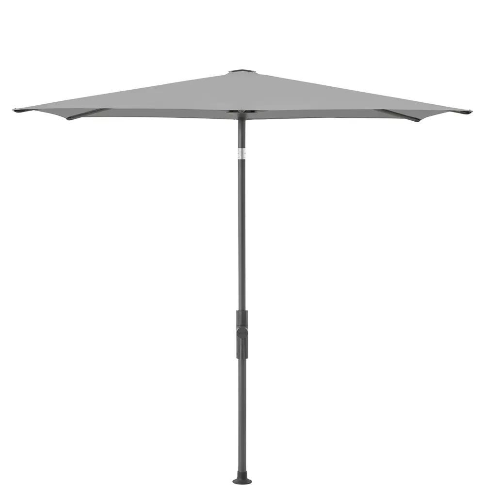 Glatz Twist parasol 210×150 cm anthracite Kat.5 652 Silver