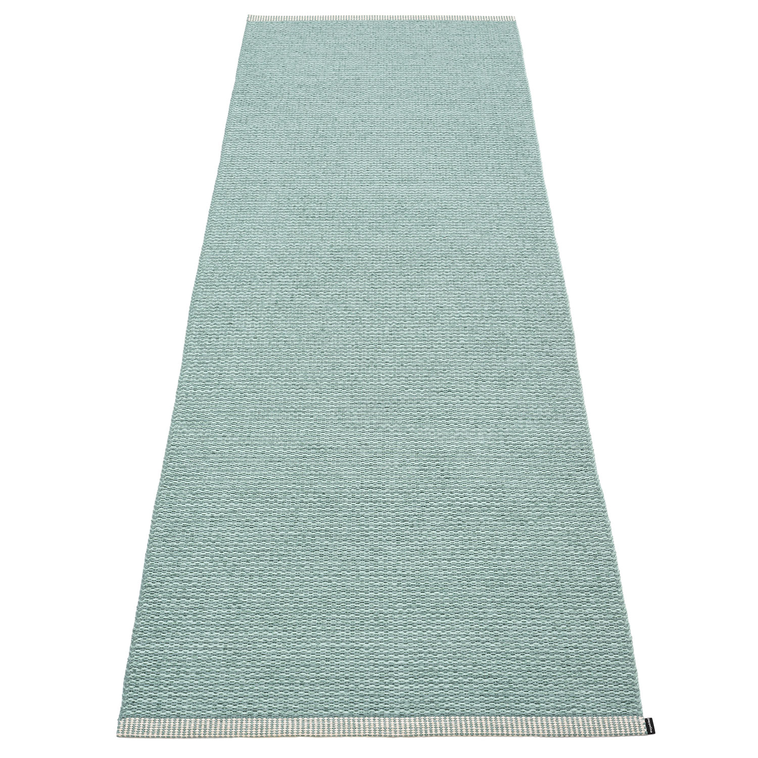 Pappelina Mono tæppe 85×260 cm haze / pale turquoise