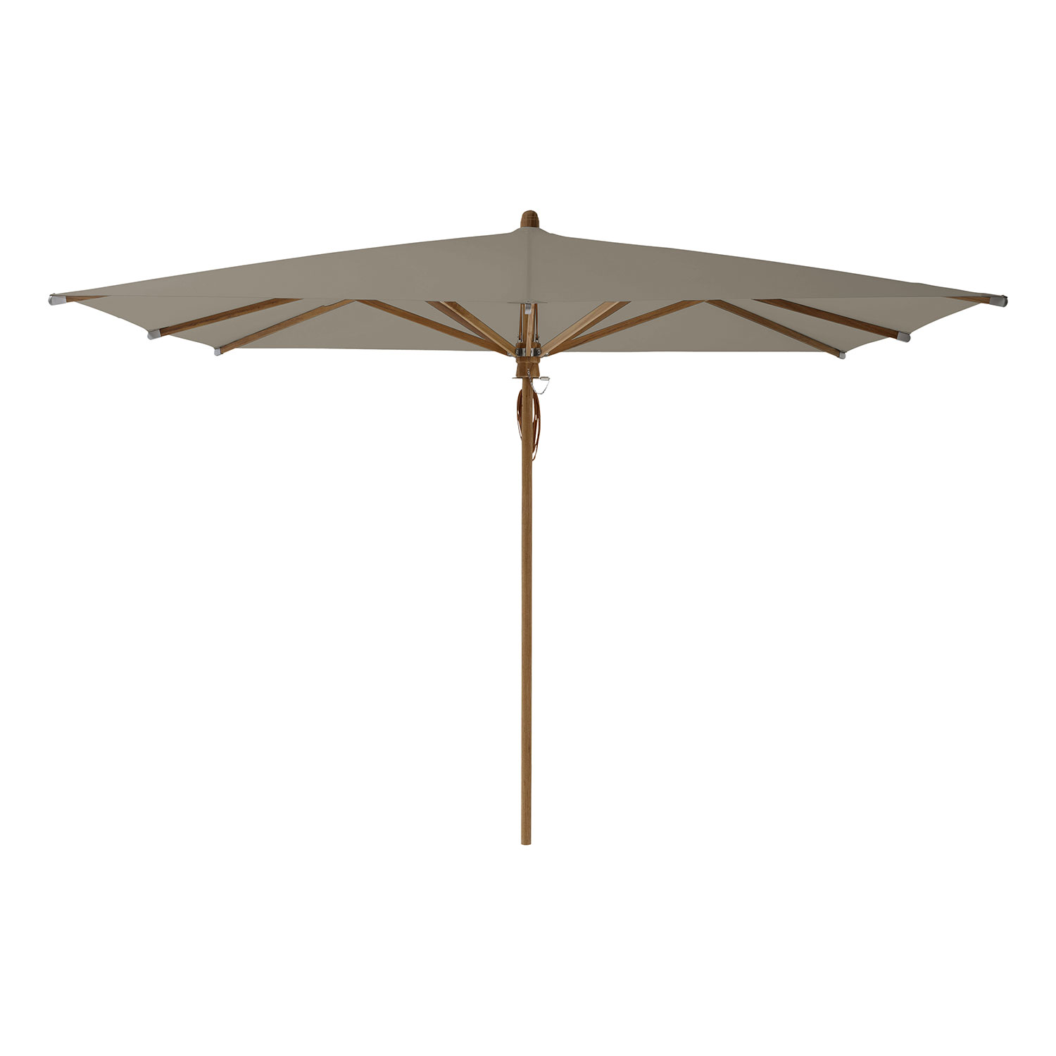 Glatz Teakwood Parasol 330×330 cm Kat.5 611 Sandstone Glatz