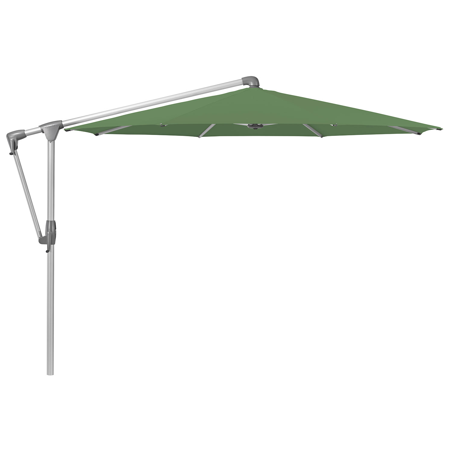 Glatz Sunwing Casa Frithængende Parasol 300 cm Kat.5 Anodiseret Alu/677 Nile Glatz