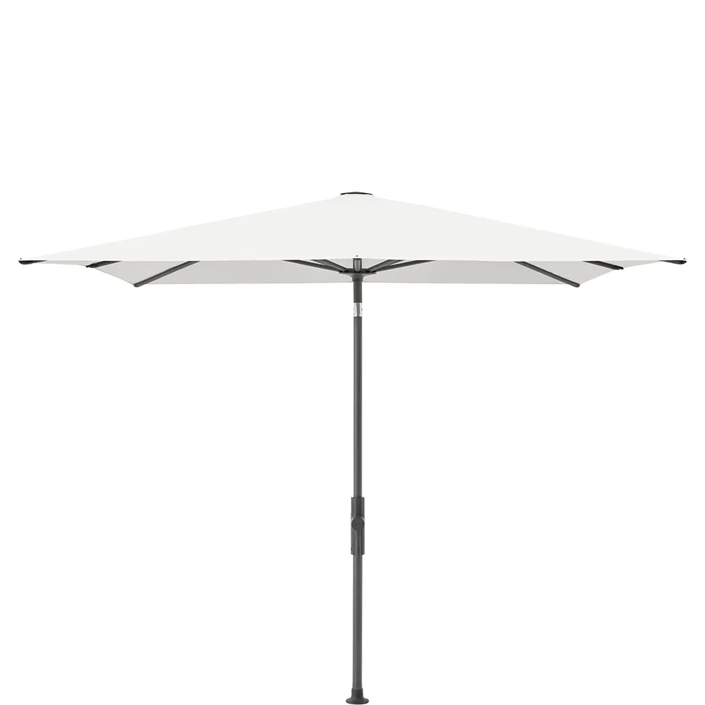 Glatz Twist parasol 240×240 cm anthracite Kat.5 510 White