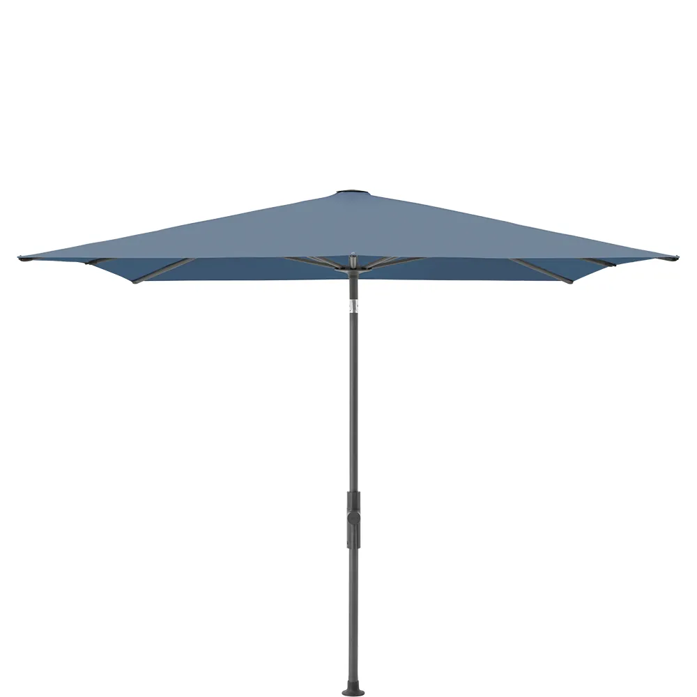 Glatz Twist parasol 240×240 cm anthracite Kat.5 601 Waterfall