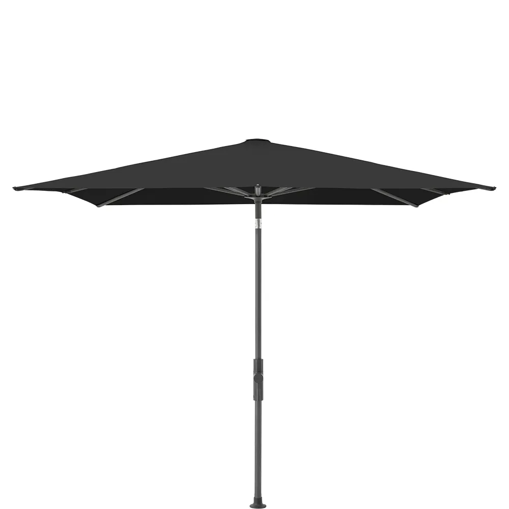 Glatz Twist parasol 240×240 cm anthracite Kat.4 408 Black