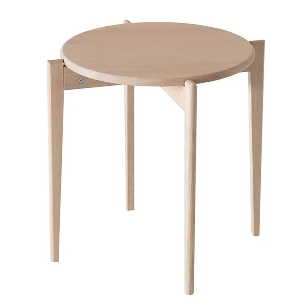 Oscarssons Möbel Tilia Sidebord Ø51 cm Hvidolieret eg