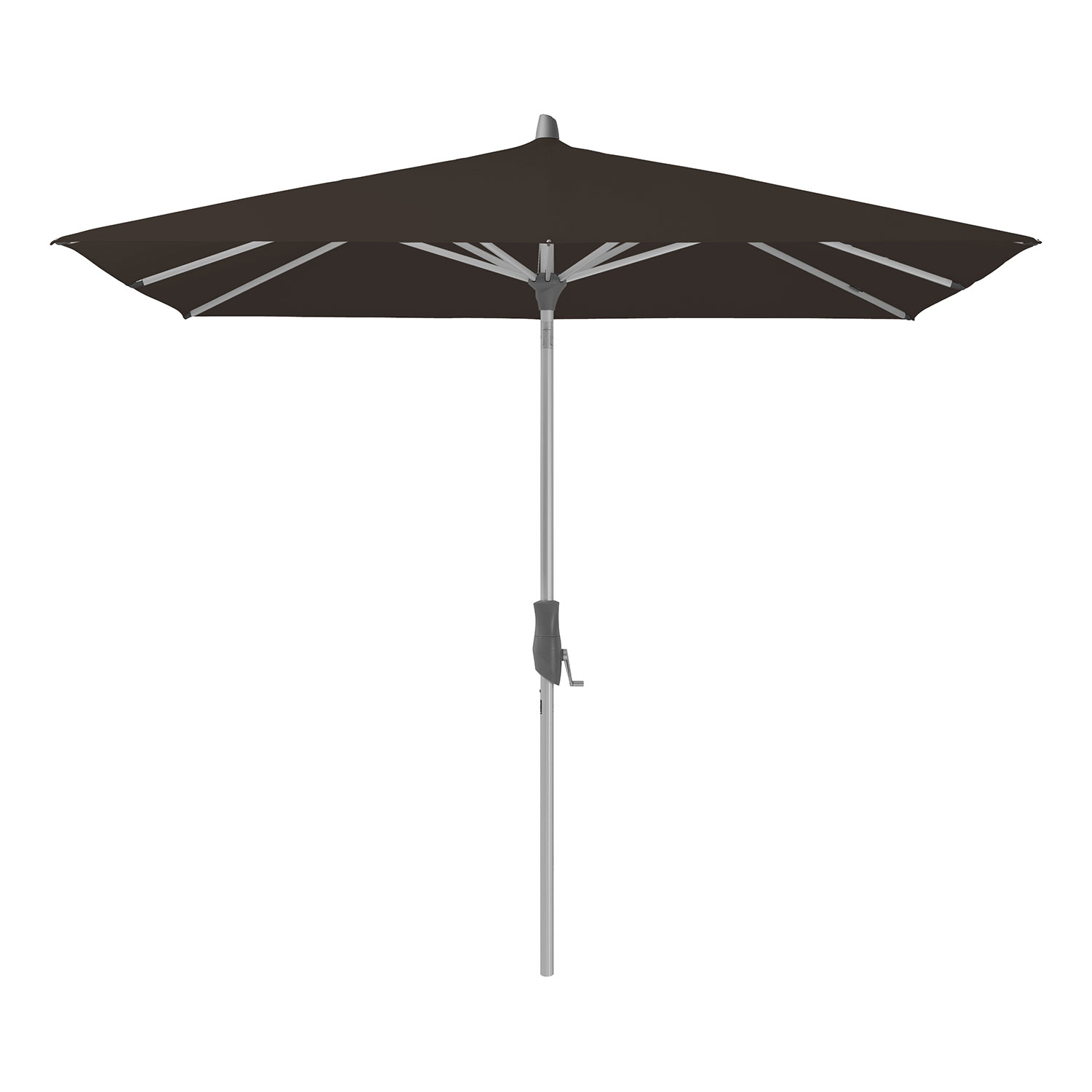 Glatz Alu-Twist Parasol 240×240 cm Kat.4 408 Black Glatz