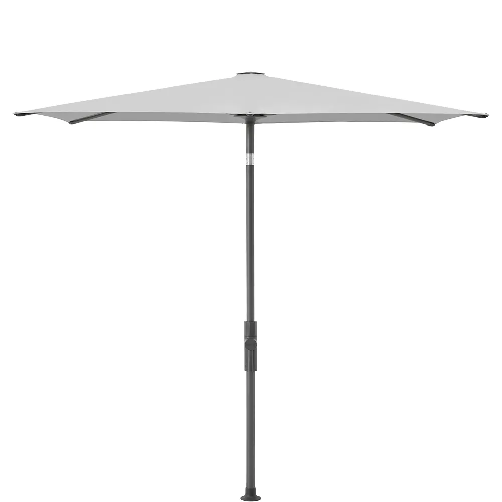 Glatz Twist parasol 250×200 cm anthracite Kat.5 500 Plaster