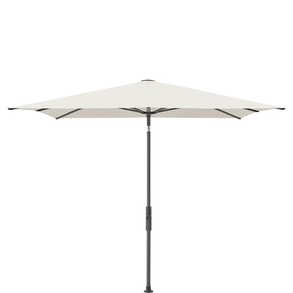 Glatz Twist parasol 240×240 cm anthracite Kat.4 453 Vanilla