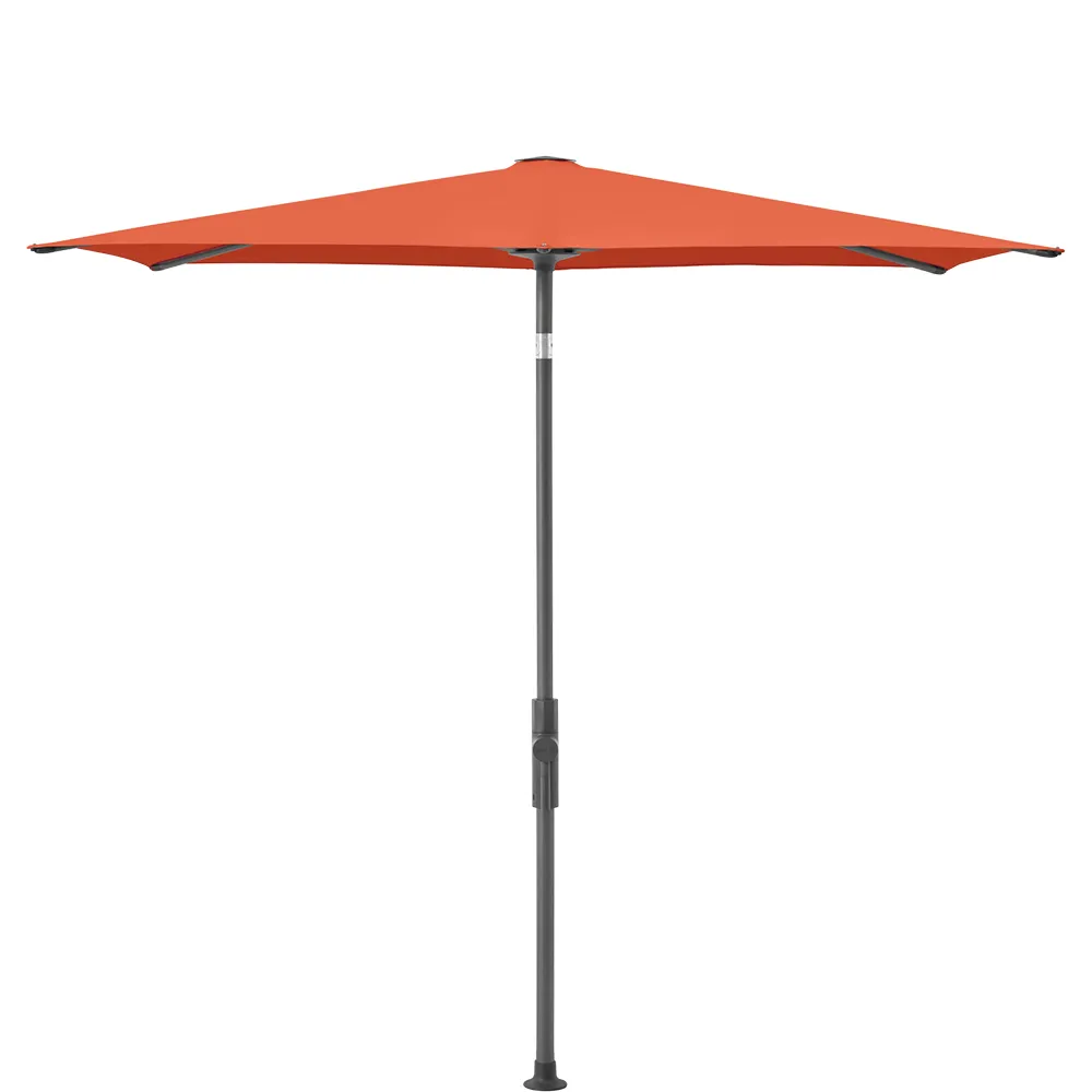 Glatz Twist parasol 250×200 cm anthracite Kat.5 660 Papaya