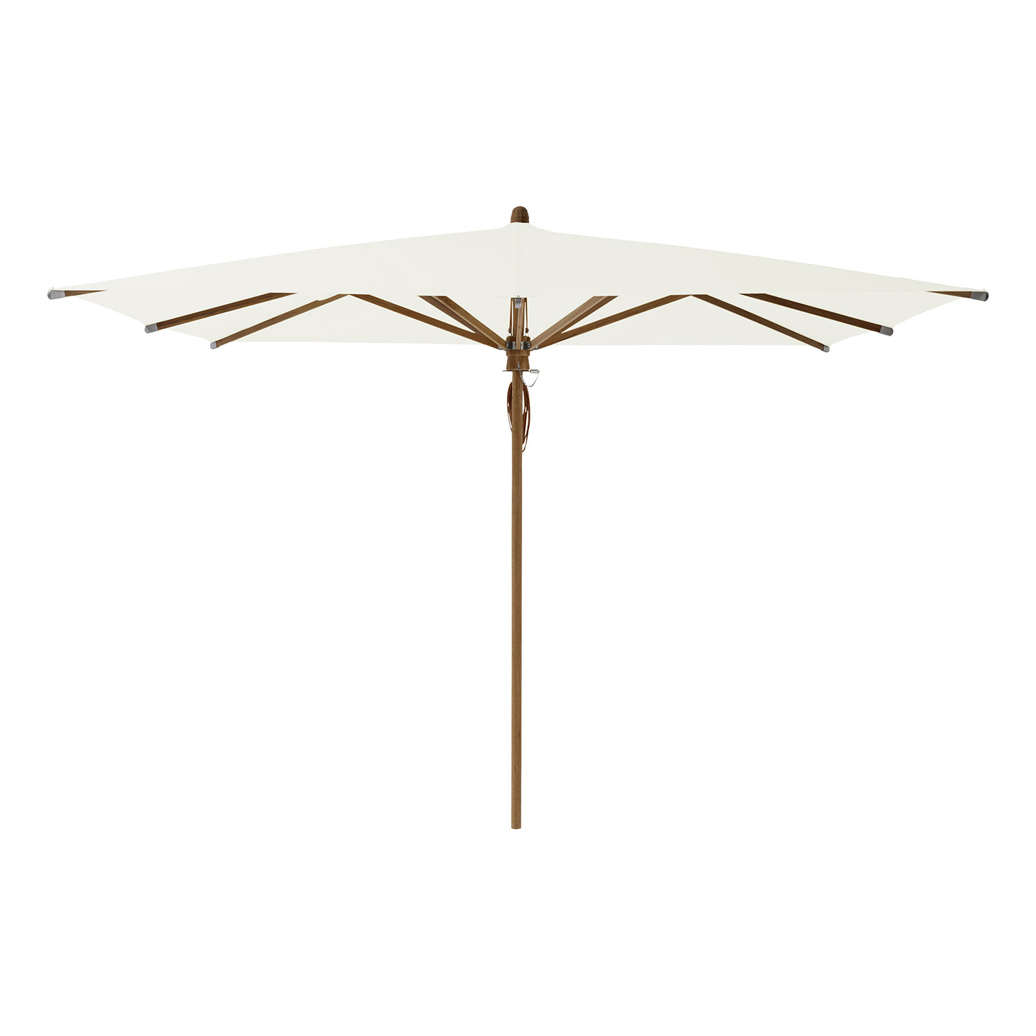 Glatz Teakwood Parasol 330×330 cm Kat.5 510 White Glatz