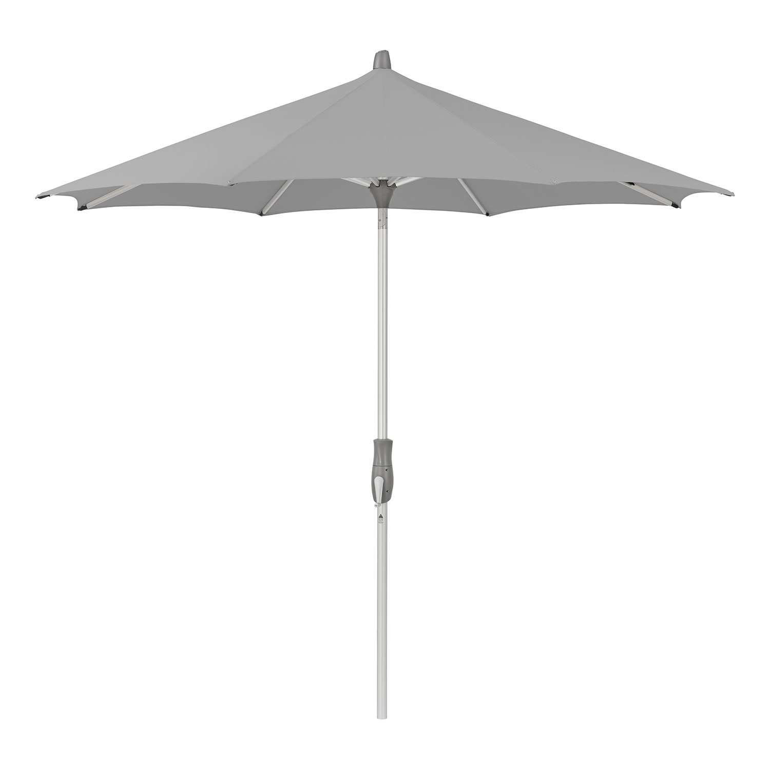 Glatz Alu-Twist Parasol 270 cm Kat.5 501 Granite Glatz