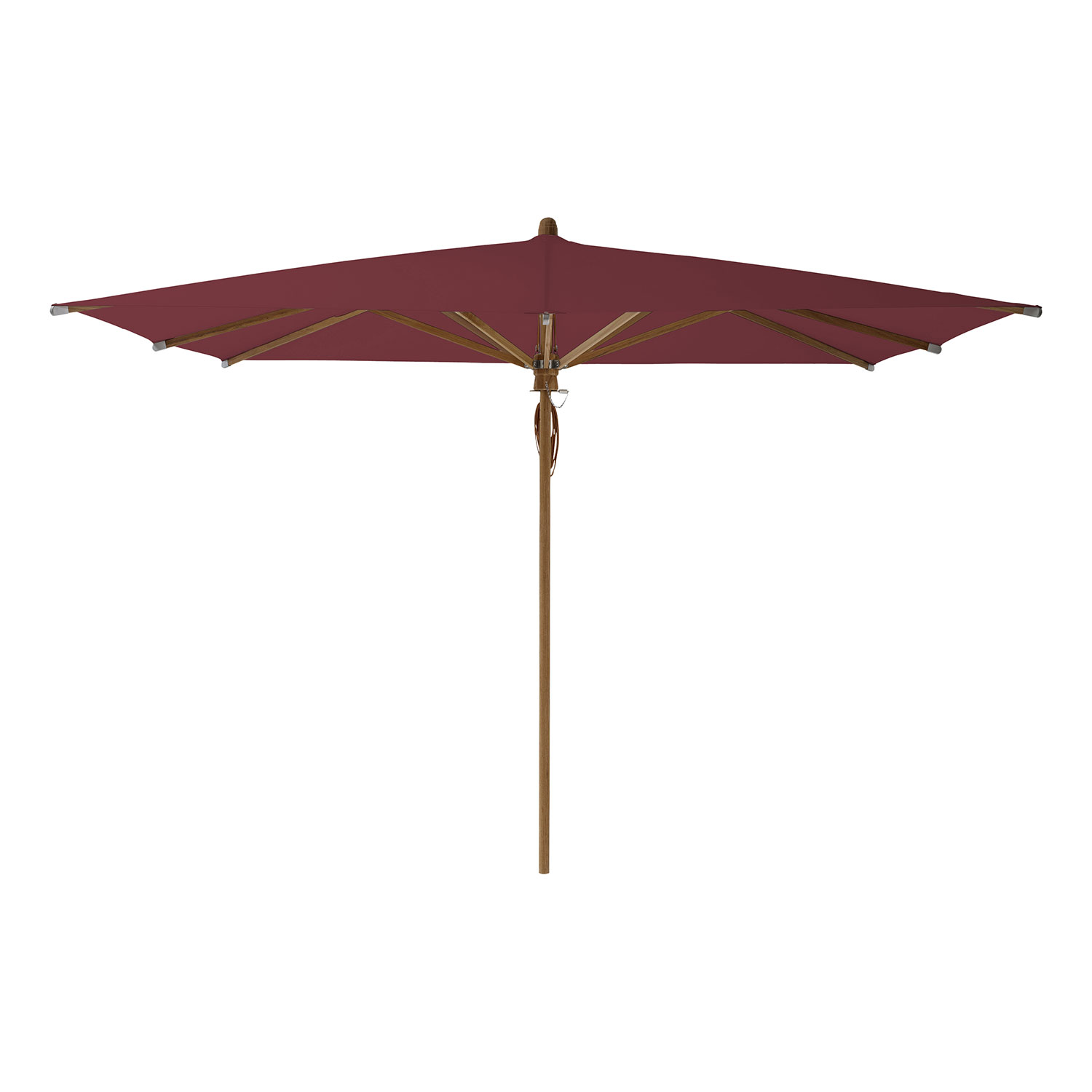 Glatz Teakwood Parasol 330×330 cm Kat.4 436 Wine Glatz