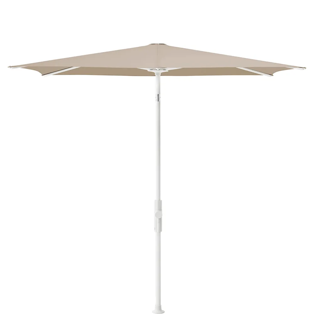 Glatz Twist parasol 210×150 cm matt white Kat.5 803 Linen