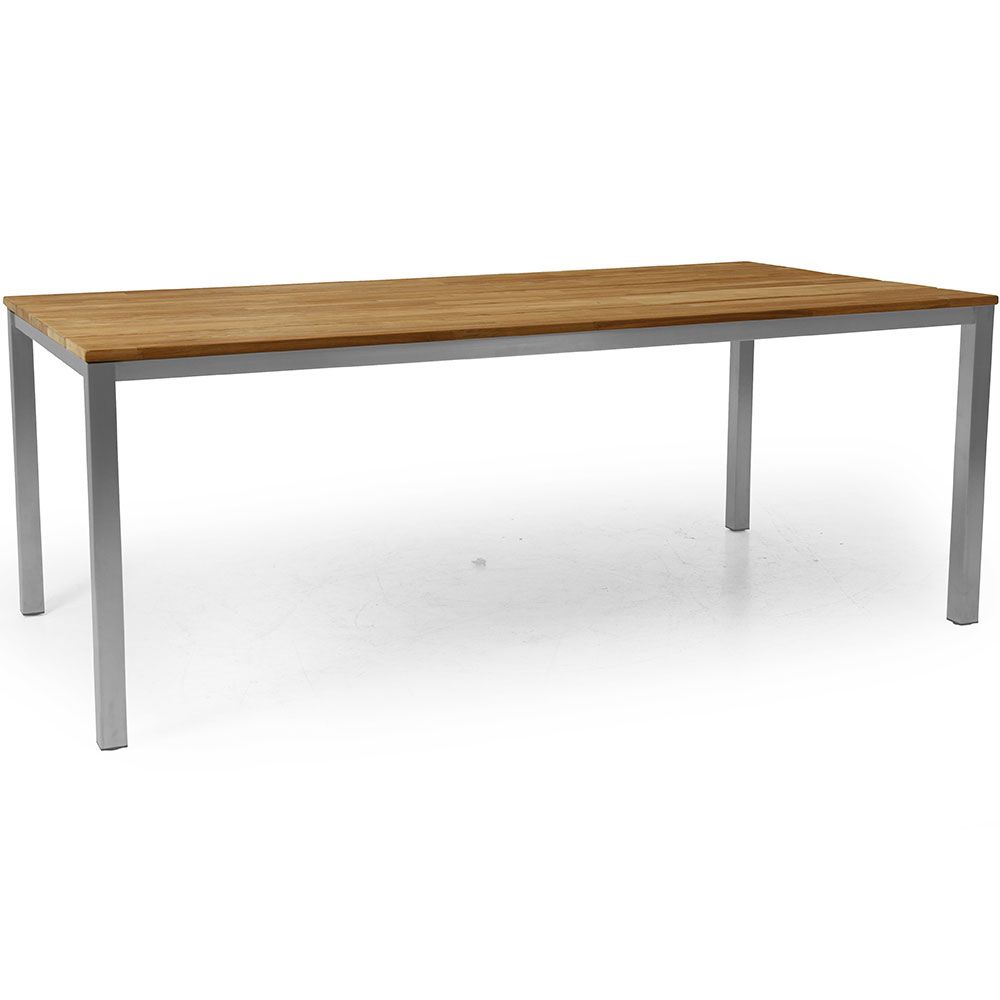 Brafab Hinton Spisebord 100×200 cm Stål/Teak Brafab