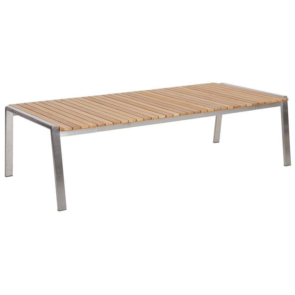 Brafab Naos Sidebord 75×140 cm Rustfrit Stål/Teak Brafab