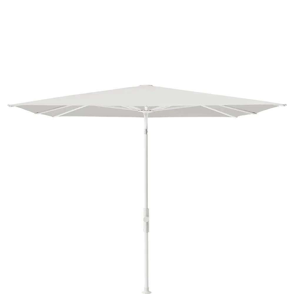 Glatz Twist parasol 240×240 cm matt white Kat.5 556 Alabaster